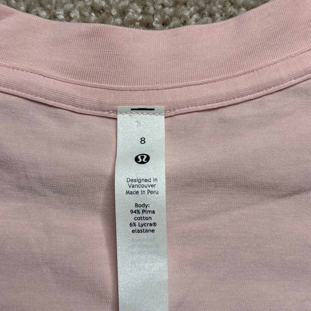 Lululemon Side Tie V-Neck T-Shirt - Picture 3 of 6